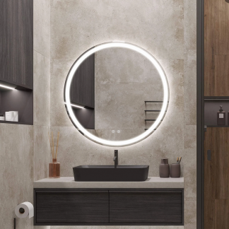 LED ring light mirror