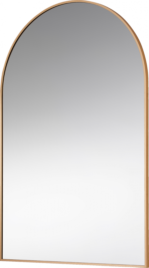 Arched Gold Framed Mirror