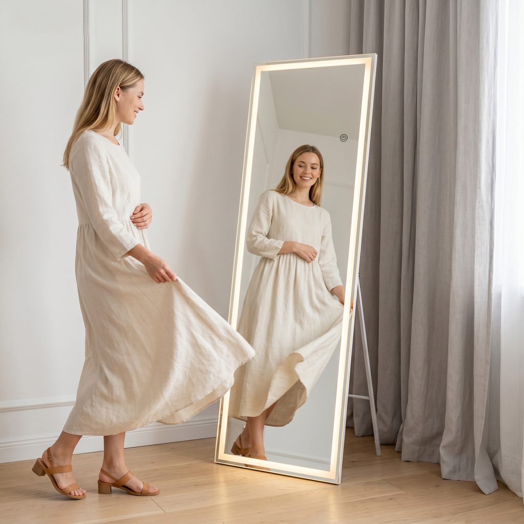 LED dressing mirror