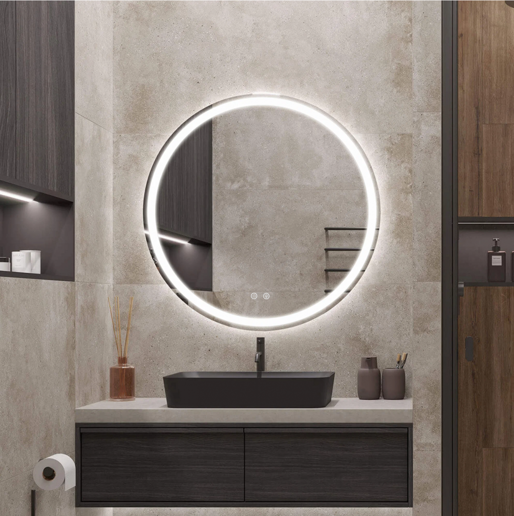 LED ring light mirror