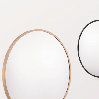 Framed Round Mirror