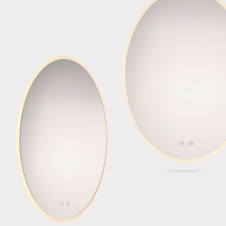 LED oval lamp mirror series