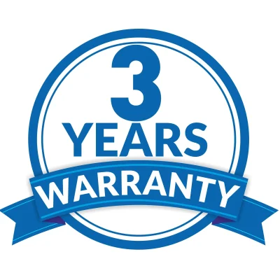 3 Year Manufacturer Warranty